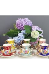 Ajda Porselen El Boyama Fincan Takımı