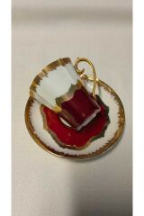 PORSELEN EL BOYAMA 2Lİ KAHVE FİNCAN TAKIMI (İADESİ YOKTUR)