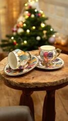 MALİNA 2Lİ KAHVE FİNCANI