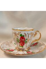 AMARA DUO PORSELEN EL BOYAMA KAHVE FİNCAN TAKIMI