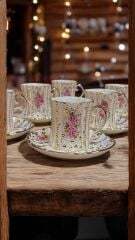 LİLİ 6 LI KAHVE FİNCAN TAKIMI