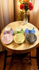 VENATO 6LI ELBOYAMA PORSELEN KAHVE FİNCAN TAKIMI