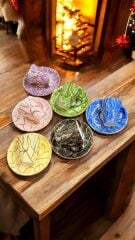 VENATO 6LI ELBOYAMA PORSELEN KAHVE FİNCAN TAKIMI