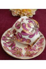 ANKA PORSELEN EL DEKOR BOYAMA 2Lİ FİNCAN TAKIMI