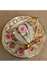 PORSELEN EL BOYAMA 2 Lİ FİNCAN TAKIMI