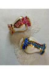 ARNİ PORSELEN EL DEKOR BOYAMA 2Lİ TUZLUK