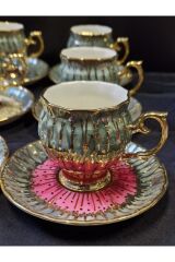 ASTRA.L PORSELEN EL BOYAMA FİNCAN TAKIMI VE LOKUMLUK