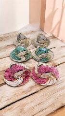 LAPA 6 LI PORSELEN EL BOYAMA KAHVE FİNCAN TK