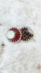 VALEKO 2 Lİ EL BOYAMA PORSELEN KAHVE FİNCAN TAKIMI