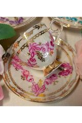 BERİ PORSELEN EL BOYAMA KAHVE FİNCAN TAKIMI