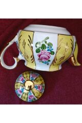 Porselen el boyama Demlik