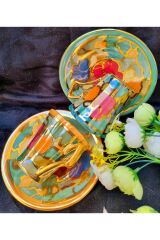 Forya Porselen El Boyama 2li Kahve Fincanı Takımı