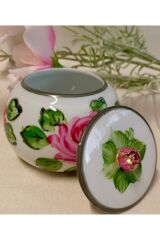 ÖZEL KOLEKSİYON PORSELEN EL BOYAMA TOMBUL ŞEKERLİK