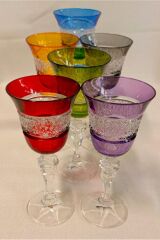 PORSELEN EL BOYAMA 6LI KAHVE FİNCANI VE KADEH SU BARDAĞI TAKIMI