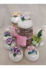 İkinci Kalite Çiçekli Çok Amaçlı 6lı Kapaklar (İADESİ YOKTUR)