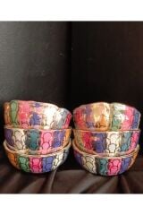 Malina Porselen El Dekor Boyama 6lı Kaseler