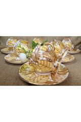 İKİNCİ BAHAR ALTI KİŞİLİK KAHVE FİNCAN TAKIMI