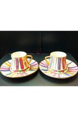 Raduga Porselen El Boyama 2li Fincan Takımı