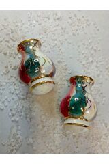 MALİNA PORSELEN EL BOYAMA 2Lİ TUZLUK