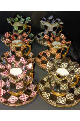 MERKEL PORSELEN EL BOYAMA FİNCAN TAKIMI VE LOKUMLUK