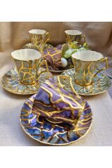 MAJESTİK ALTILI KAHVE FİNCAN TAKIMI