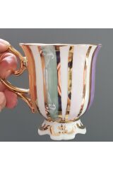 Porselen El Boyama Ikili Kupa Seti