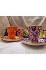 Rose Dubai Altı Kişilik Kahve Takımı