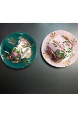 Saray Porselen El Boyama 2li Kahve Fincan Takımı