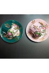 Saray Porselen El Boyama 2li Kahve Fincan Takımı