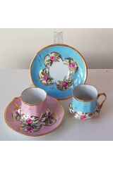 Saray Porselen El Boyama 2li Fincan Takımı