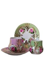 Saray Porselen El Boyama 2li Fincan Takımı