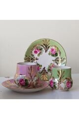 Saray Porselen El Boyama 2li Fincan Takımı