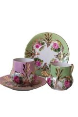 Saray Porselen El Boyama 2li Fincan Takımı