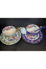 İKİ KİŞİLİK ÇAY FİNCAN TAKIMI BÜYÜK BOY