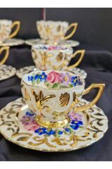 Sülüman.b Porselen El Dekor Boyama Fincan Takımı