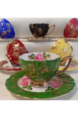 SÜLİMAN PORSELEN EL DEKOR BOYAMA KAHVE FİNCAN TAKIMI