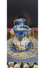 Ç.arni Porselen El Boyama 2li Fincan Takımı