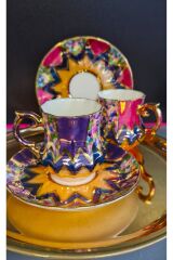 Otantik ALTI KİŞİLİK KAHVE FİNCAN TAKIMI