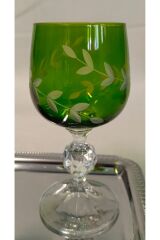 BADEM PORSELEN EL BOYAMA TEK KİŞİLİK KAHVE FİNCANI VE KADEH SU BARDAĞI