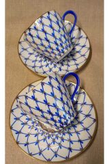 YILDIZ PORSELEN 2Lİ ÇAY FİNCAN TAKIMI