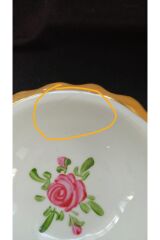 İKİNCİ KALİTE PORSELEN EL BOYAMA 2Lİ KASELER (İADESİ YOKTUR)