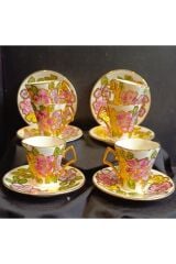 İLKA PORSELEN EL DEKOR BOYAMA FİNCAN TAKIMI